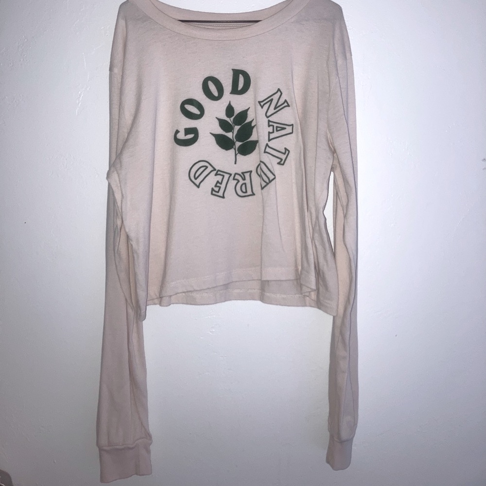 Good Natured Long Sleeve Crop Top